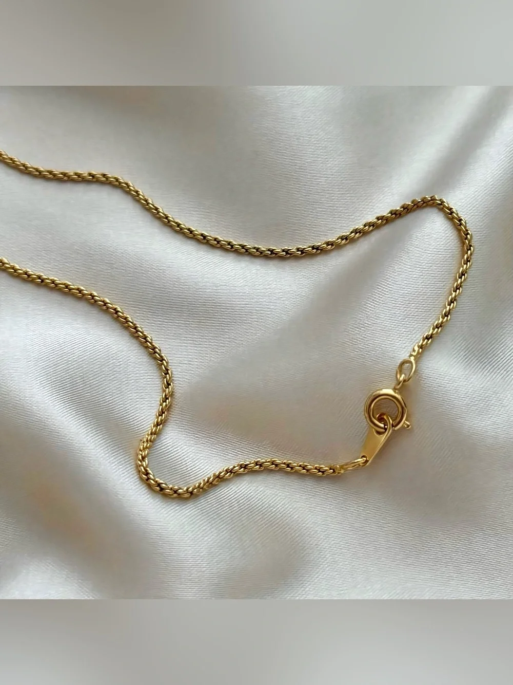 AUTHENTIC RARE VINTAGE YVES SAINT LAURENT TWO-TONED NECKLACE WATCH